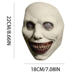 Halloween Dekorationer Halloween Skräck Rolig Latex Full Headdress Rolig Skräck Mask Leksaker Huva Hjälm><noscript><img width=