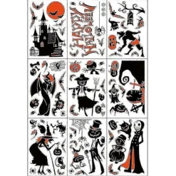 Halloween dekorationer, Halloween fönsterdekaler, Halloween dekaler> Smink