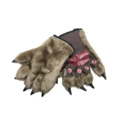 Halloween Dekorationer Varulvsvantar Orangutangvantar Smink Scenföreställning Dekorationer Läskiga Trickrekvisita Björnklovantar> Tillbehör