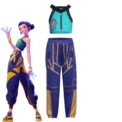 Halloween Demon Slayer Cosplay Kostym | K-Demon Slayer Mira Zoi Rumy Anime Outfit Familj Par Cosplay Mira (topp + kjol) 140 Mira (överdel + kjol)-FA- 140 | Fyndiq><noscript><img width=