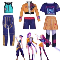 Halloween Demon Slayer Cosplay Kostym | K-Demon Slayer Mira Zoi Rumy Anime Kostym Familj Par Cosplay *Zoe (Topp + Byxor) *110 -FF- 110 | Fyndiq> Dräkter