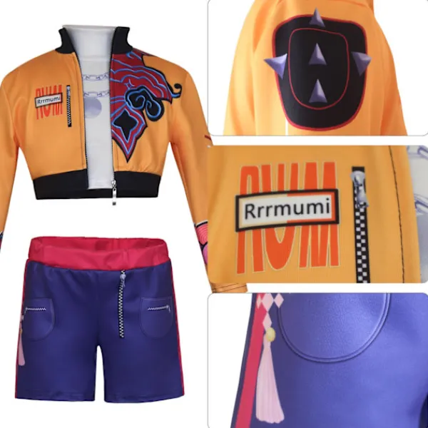 Halloween Demon Slayer Cosplay Kostym | K-Demon Slayer Mira Zoi Rumy Anime Kostym Familj Par Cosplay *Zoe (Topp + Byxor) *110 -FF- 110 | Fyndiq> Dräkter