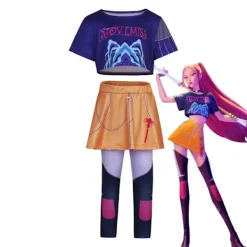 Halloween Demon Slayer Cosplay Kostym | K-Demon Slayer Mira Zoi Rumy Anime Kostym Familj Par Cosplay *Zoe (Topp + Byxor) *110 -FF- 110 | Fyndiq><noscript><img width=