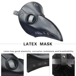 Halloween europeisk och amerikansk pestläkare mask cosplay> Masker