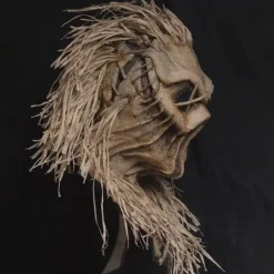 Halloween Fågelskrämma Huvudskydd, Fågelskrämma Mask, Läskig Jutesäck Full> Masker