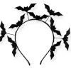 Halloween Fladdermus Hårband | One Size | Svart Glitter Fladdermus Hårband | Halloween Maskerad Kostym Tillbehör | Häx Hatt | För Vuxna Barn Män Kvinnor | Fyndiq> Huvudbonader