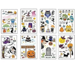 BraVärde Halloween Fönsterdekorationer, söta Halloween Fönsterdekorationer För Fönster-lingling}> Smink