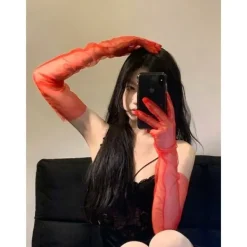 J-star Halloween Gothic Long Nails Cosplay Handskar Rolig Holiday Witch Cosplay><noscript><img width=