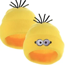 Hlloween Gul Möss Minions Kostym Tillbehör Vuxen Möss Htt Cosply Prty, Kostymer Komptibl med Brn Vuxn> Huvudbonader