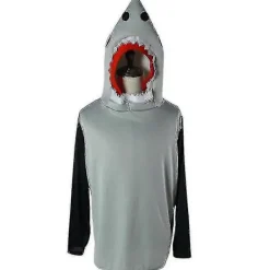 Halloween Haj Utklädnad Kostym Unisex Djurdräkt Kläder Festklänning> Dräkter