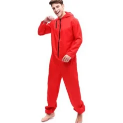 Halloween Herr Salvador Dali Jumpsuit Cosplay Kostym Money Heist Kläder L><noscript><img width=