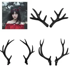 Halloween Hjorthorn Hårprydnad Antlers Huvudbonad Festrekvisita Huvudbonader DIY Rekvisita 2025:e><noscript><img width=