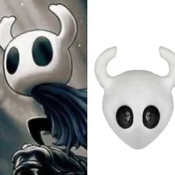 Halloween Hollow Knight Cosplay Latex Mask Huvudbonad Party Rollspel Maskerad Rekvisita Huvudskydd><noscript><img width=