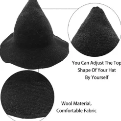 Halloween Häxhatt Fårskinn - Perfekt><noscript><img width=