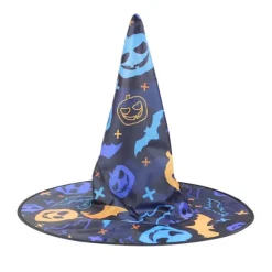 Halloween häxhatt Plisserad trollkarlhatt 1 1 1><noscript><img width=