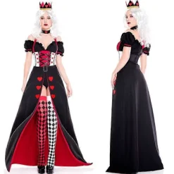 Halloween Jul Julklappar Dekoration Rött Hjärta Prinsessa Drottning Alice I Underlandet><noscript><img width=