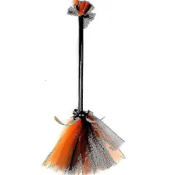 Halloween Jul Trollkarl Häxa Flygande Kvast Nät Garn Kvast Halloween Party Rekvisita123> Tillbehör