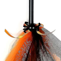 Halloween Jul Trollkarl Häxa Flygande Kvast Nät Garn Kvast Halloween Party Rekvisita123> Tillbehör