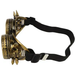 LEIGELE Halloween Kalejdoskop Rave Glasögon Regnbåge Kristall Linser Justerbara Trippy Psykedeliska Steampunk Glasögon (LGL)><noscript><img width=