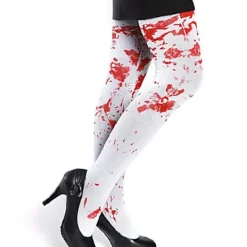 JIUSAIRUI Halloween Kostym Fest Maskerad Kläder Blodiga strumpor 70cm><noscript><img width=