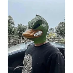 FMYSJ Halloween Kostym Party Cosplay Djur Latex Mask Rolig Anka Vuxen Huvudskydd (FMY)><noscript><img width=