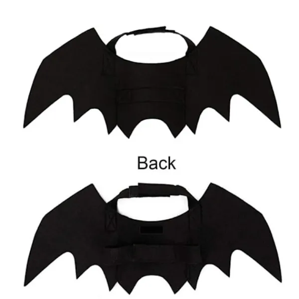 JIUSAIRUI Halloween kostym Pet Bat Wings Katt Hund Bat Costume Vingar small> Dräkter