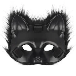 Halloween kostym simulation räv mask handskar plysch rävsvans handgjord djursvans cosplay rekvisita tillbehör Rosröd tredelad set One Size | Fyndiq><noscript><img width=