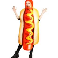 Halloween kostymfest rolig korvdräkt vuxen familjefest rolig kostym scenframträdande Children's One size><noscript><img width=