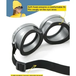 Halloween Kostymtillbehör för Vuxna med Hatt, Skyddsglasögon och Handskar - Rolig Kostym Cosplay_yux><noscript><img width=