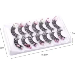 Halloween lösögonfransar Färgade lösögonfransar Ögonfransar> Smink