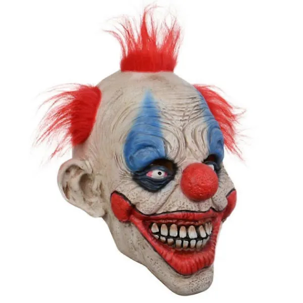 Halloween Läskig Clown Ansiktsmask Latex Ansiktsmask För Halloweenfest Cosplay Kostym Utklädningsrekvisita Bar Dekorationer> Masker