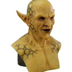 Halloween Läskig Mask Latex Gul Imp Demon Mask Goblins Clown Halloween Spöke Vampyr Cosplay Kostym Masker><noscript><img width=