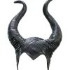 Halloween Maleficent Horn Huvudband Cosplay Svart> Huvudbonader