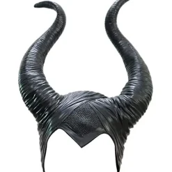 Halloween Maleficent Horn Huvudband Cosplay Svart> Huvudbonader