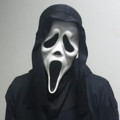 Halloween Mask Demon Skrikande Ghostface Mask Rolig Dödsmask Skräck Dödskalle Mask Manus Dödande Dekorativa Halloween-festtillbehör> Masker
