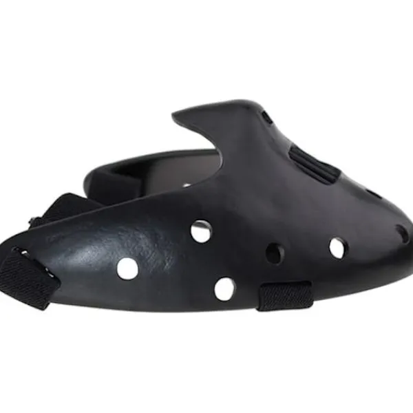 Halloween Mask Hannibal Lecter Mask Läskig Halloween Rollspel Realistisk Skräck Mördare Mask Halv Ansikte Huvudbonad Harts black> Masker