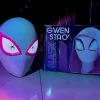 Halloween Mask Långt Hemifrån Into Spider-Verse Gwen Stacy Mask Leksaker Rekvisita> Masker