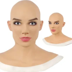 Halloween Mask Realistisk Kvinnlig Latex Mask Cosplay Queen><noscript><img width=