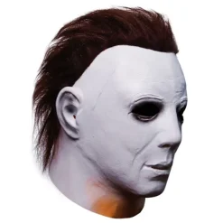 Halloween Michael Myers Mask, Skräck Skräck Hit Film Spel Ansikte Huvudbonad med Hår Helhuvudsmask Kostym-FQ-><noscript><img width=