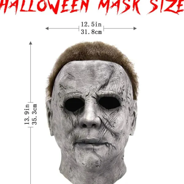Halloween Michael Myers Mask Hemsk Skrämmande Cosplay Kostym> Masker