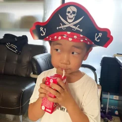 Halloween Papperspirat Partyhattar (24-pack)> Huvudbonader