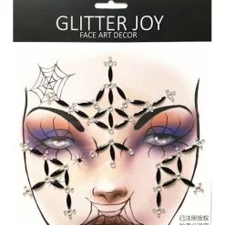 KOOLYOU Halloween Party 1-delad Spider Web Makeup Face Smycken Sticker> Smink