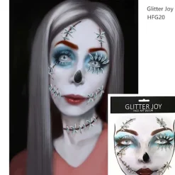 LAIQIANKUA Halloween Party Makeup 1 läskiga sminkprydnader> Smink