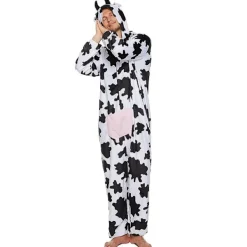 Halloween Pyjaas Vuxen Cow Down Kläder Mjölk Spela Kosty Cosplay Kosty M m> Dräkter