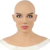 Halloween Realistisk Vuxen Kvinna Latex Huvudskydd Fancy Cosplay Mask> Masker