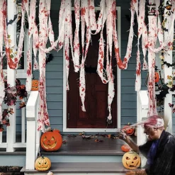 Halloween rekvisita blodig bandage (8*10CM)-33><noscript><img width=