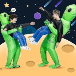 Blueday Halloween rolig prestanda rekvisita Alien uppblåsbara kläder Tecknad dockor Barn Vuxen Fest Festival Scen Tecknad docka Heminredning | Fyndiq> Dräkter