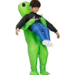 Blueday Halloween rolig prestanda rekvisita Alien uppblåsbara kläder Tecknad dockor Barn Vuxen Fest Festival Scen Tecknad docka Heminredning | Fyndiq><noscript><img width=