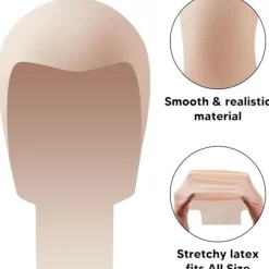 Halloween Skallig Peruk Latex Skallig Peruk För Män Kvinnor Halloween Kostymer, Skallig Perukhatt För Vuxna Kostym Halloween Makeup Kostymtillbehör> Huvudbonader