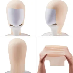 Halloween Skallig Peruk Latex Skallig Peruk För Män Kvinnor Halloween Kostymer, Skallig Perukhatt För Vuxna Kostym Halloween Makeup Kostymtillbehör><noscript><img width=